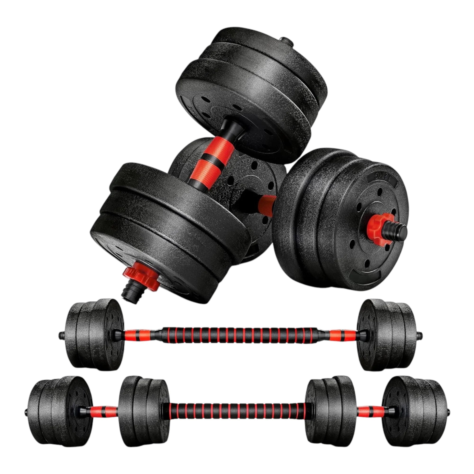 Adjustable Dumbbell Set 2-in-1