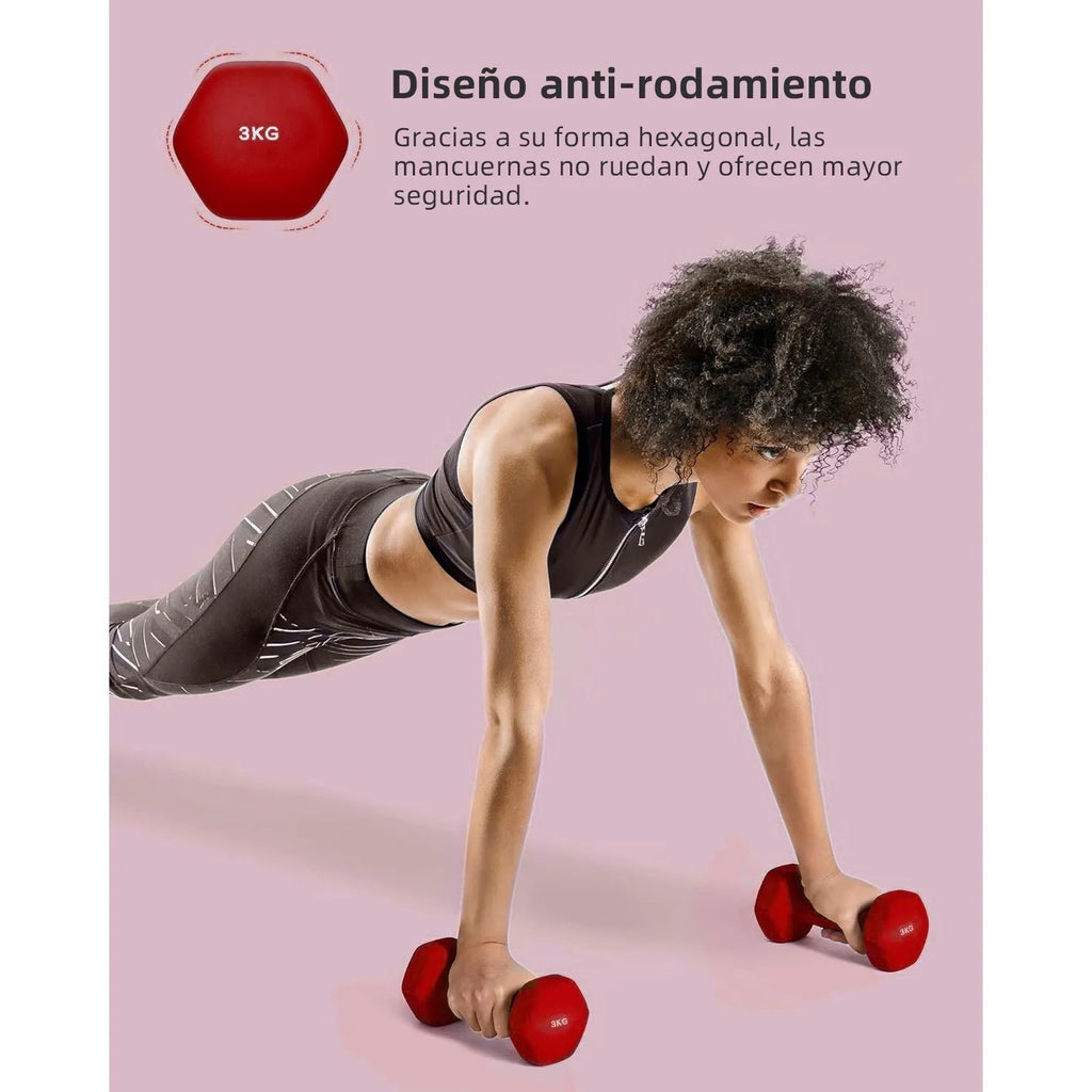 Neoprene Dumbbells (1–10kg)