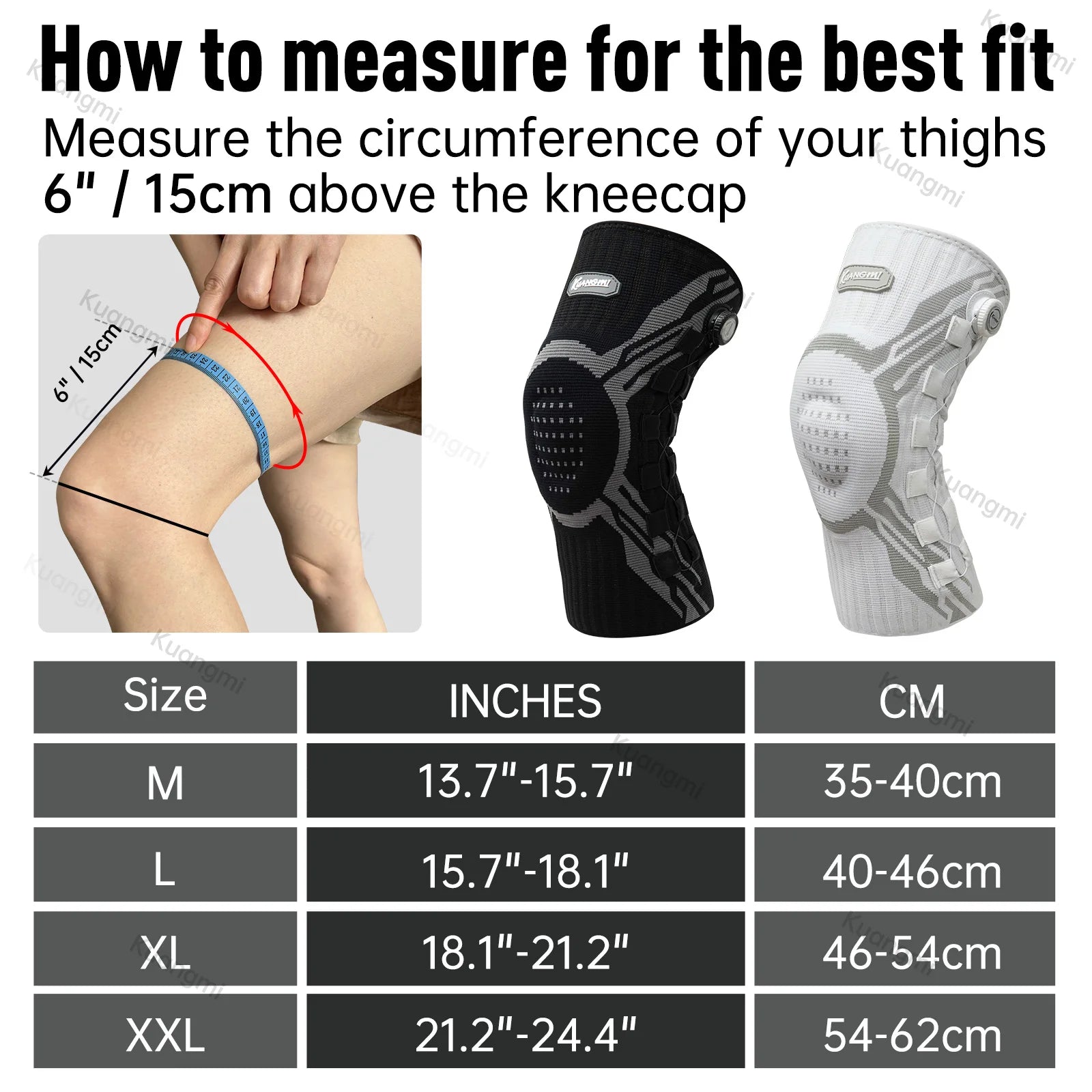 Kuangmi Knee Support for Pain & Sports