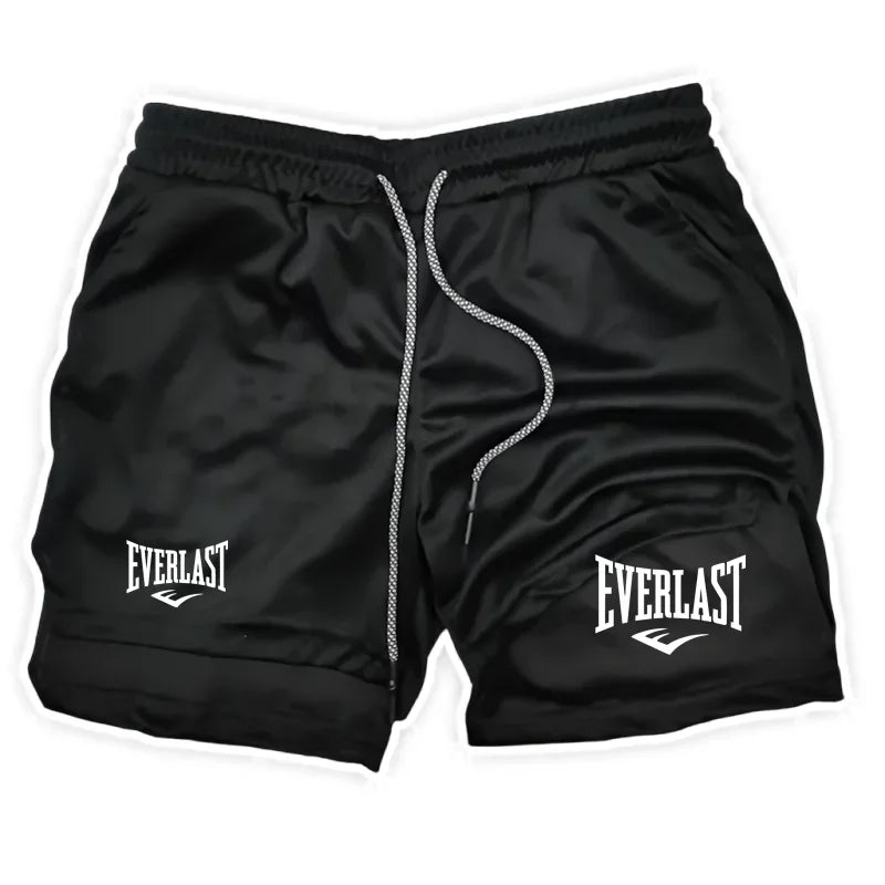 Men Running Shorts 2 in 1 Double-deck