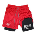 Men Running Shorts 2 in 1 Double-deck