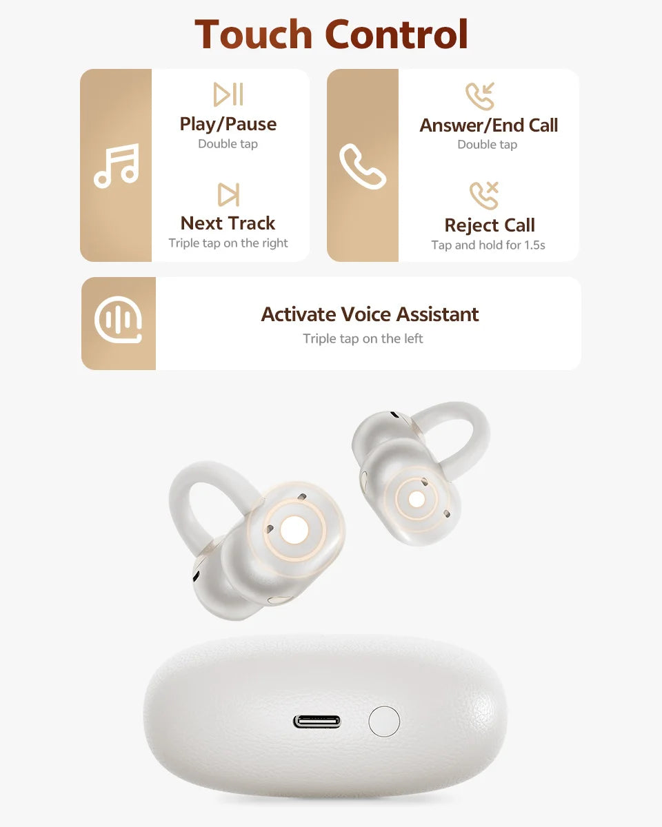 QCY Crossky C50 Open Ear Clip Earbuds