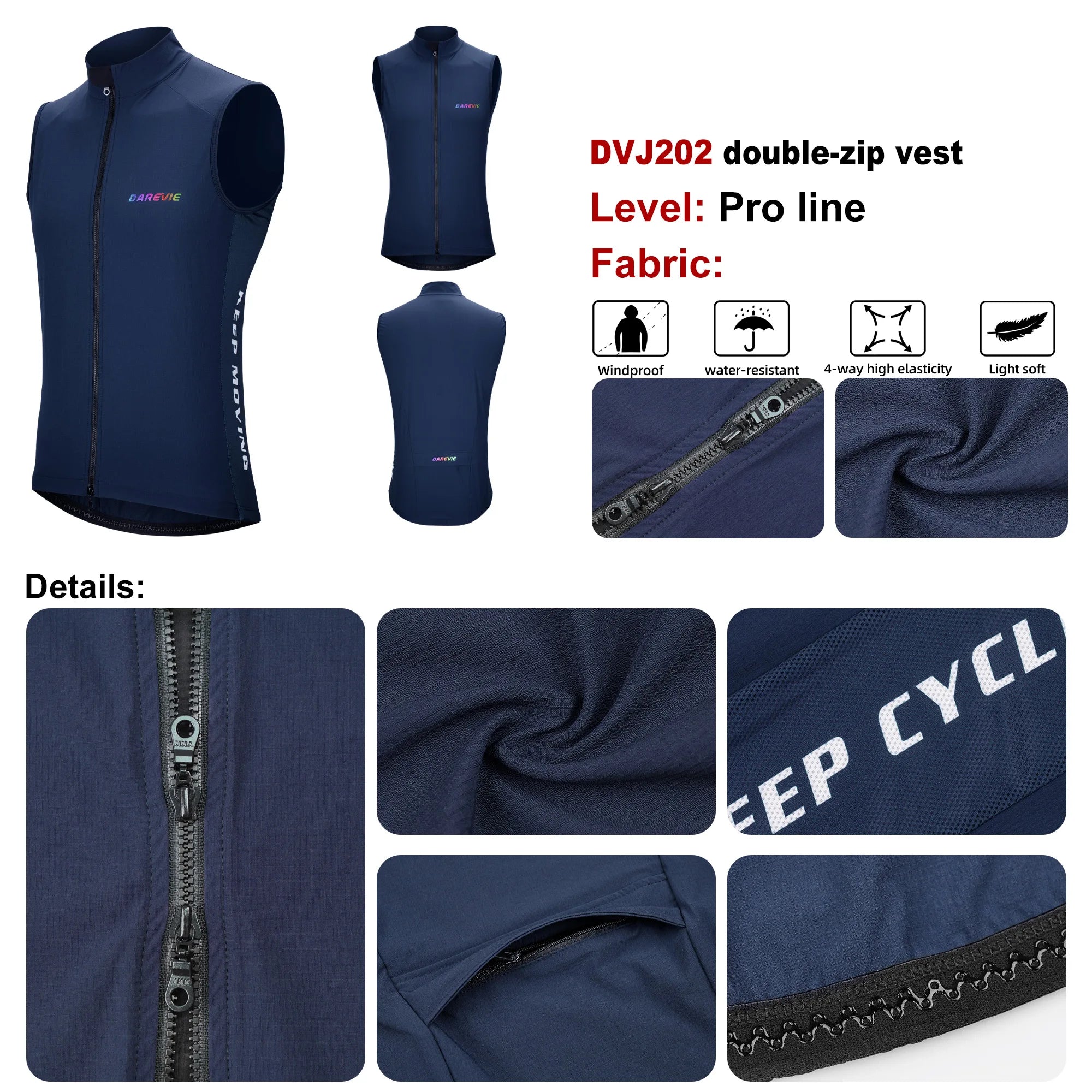 Cycling Windproof Vest