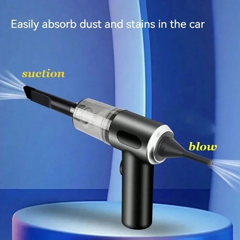 Mini PowerVac Pro – Wireless Vacuum Cleaner for Home & Car