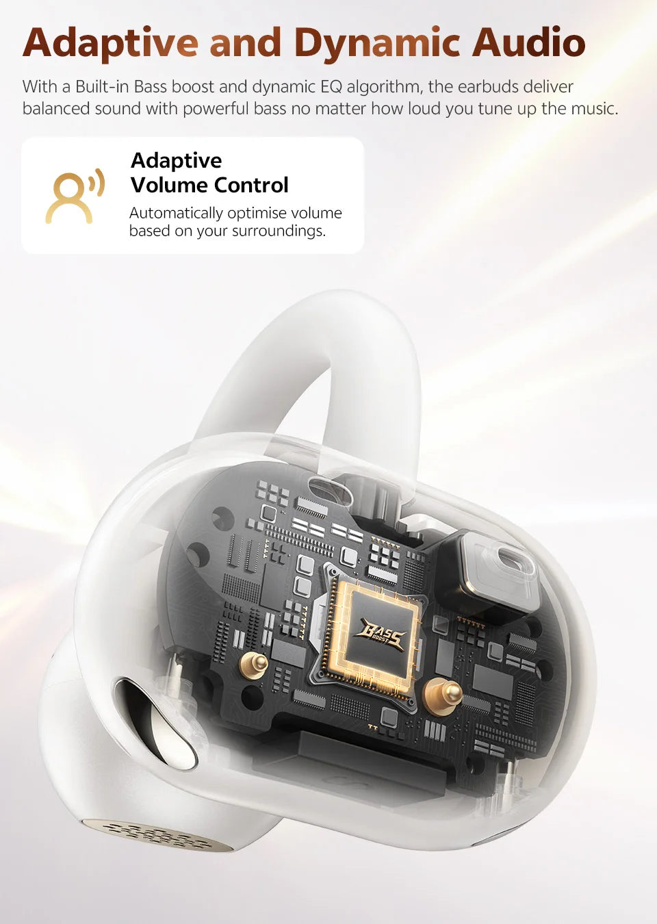 QCY Crossky C50 Open Ear Clip Earbuds