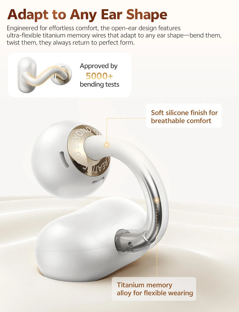 QCY Crossky C50 Open Ear Clip Earbuds